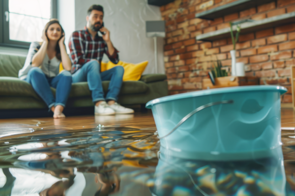 Reclamación de daños en el seguro de hogar fuga de agua