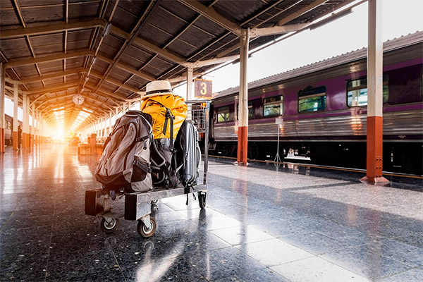 Robo de la maleta en una estación o en el aeropuerto