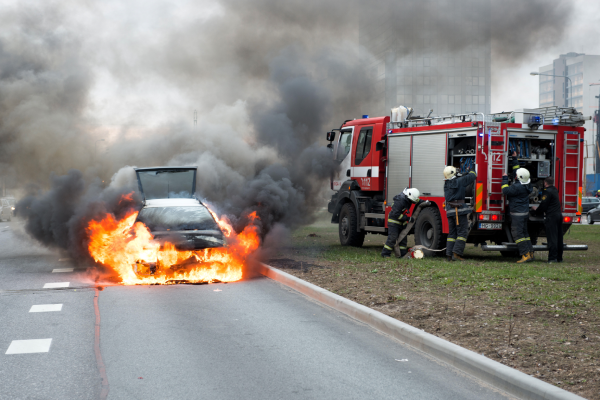 El seguro contra incendio en el coche