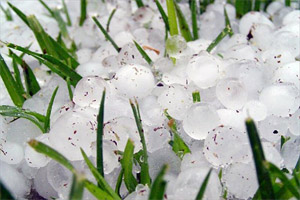 Granizo en la vivienda