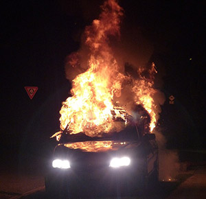 El seguro contra incendio en el coche